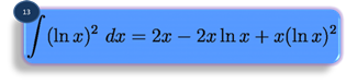 integration formula